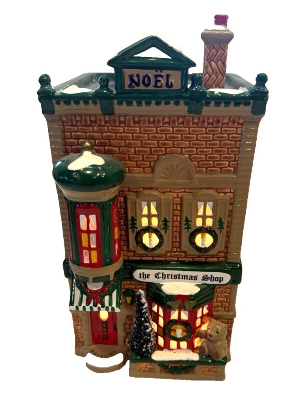 Department 56  Snow Village Collection The Christmas Shop Box #50970 Retired